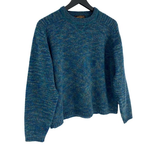 VTG EDDIE BAUER 100% Shetland Wool Sweater - Picture 2 of 16